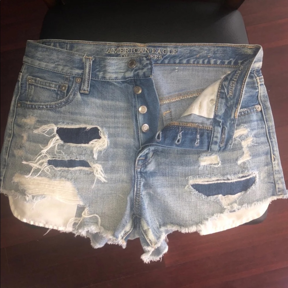 American Eagle and Aeropostale Jean Shorts